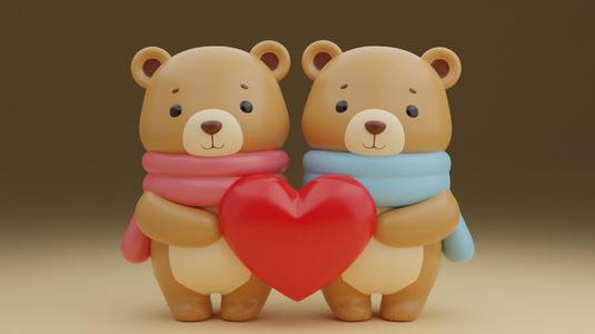 Valentine bears
