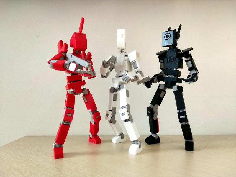 Head, Rifle and Shoulder parts for LUCKY 13