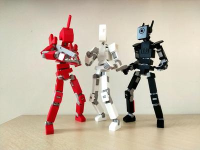 Head, Rifle and Shoulder parts for LUCKY 13