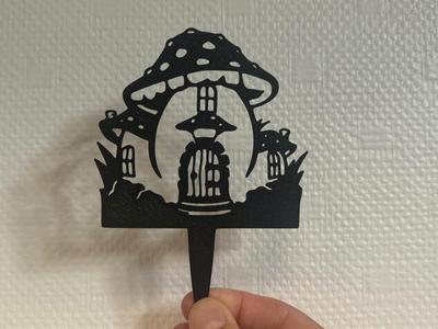 Decor Mushroom house for garden gnome