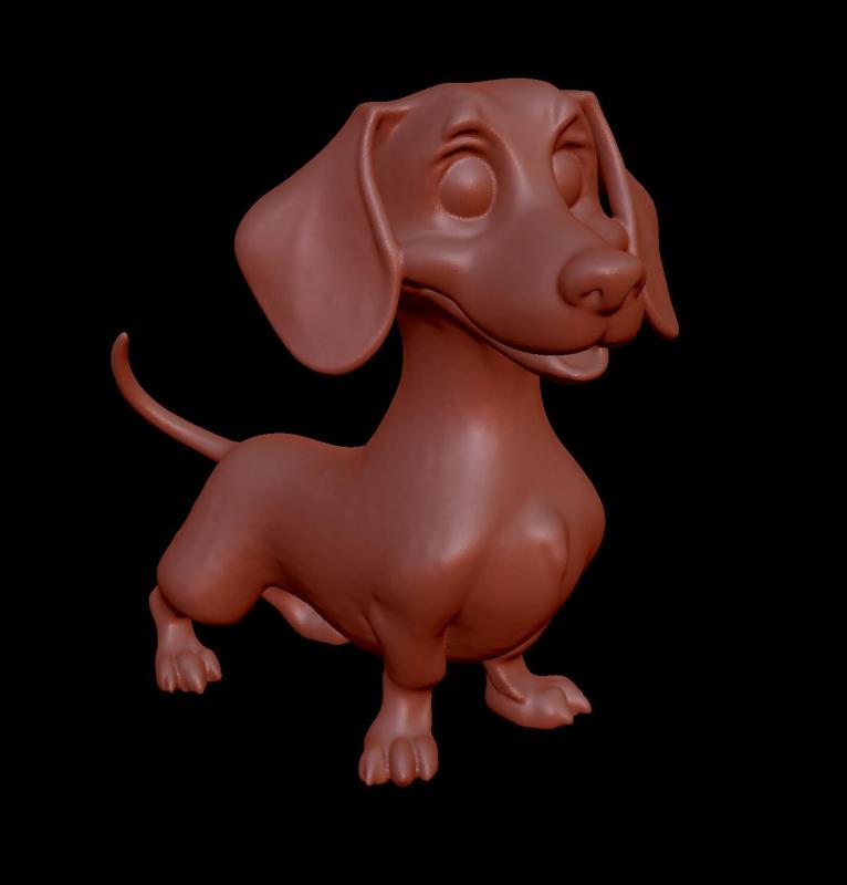 Cute Dachshund, Dackel No. 5