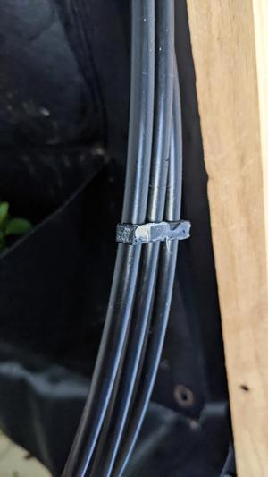 Cable holder for plant water automation