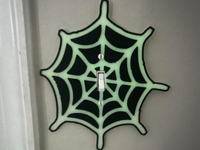 Spider Web Light Switch Cover