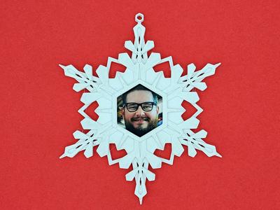 Snowflake Picture Ornament