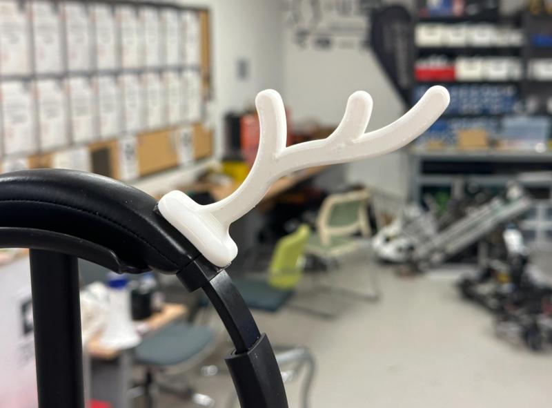 Reindeer Antler Decorations Compatible with Various Headphone Types