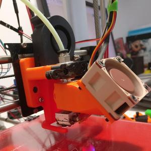 Layer fan duct for E3Dv6+BLTouch