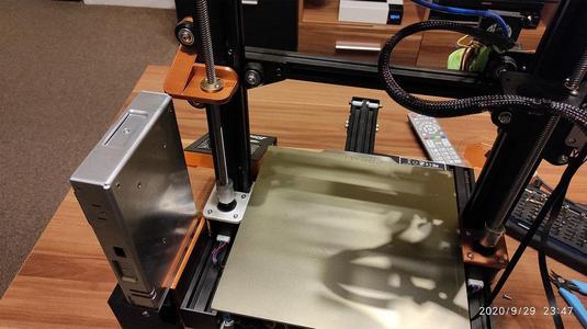 Meanwell Ender 3 Pro PSU offset bracket/mount for dual Z