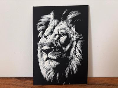 Hueforge lion