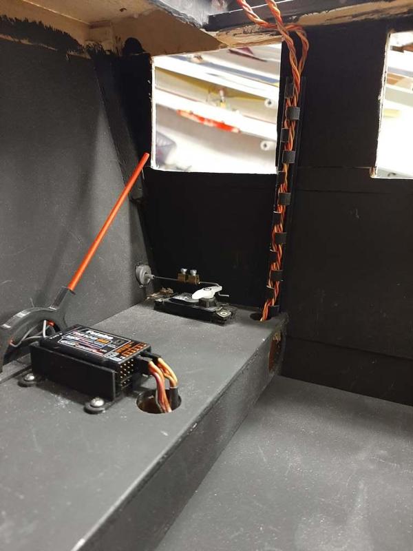 Cabel Canal for RC-Plane