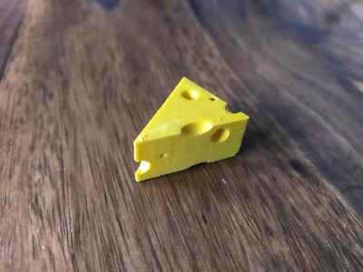 Cartoon Cheese Keychain
