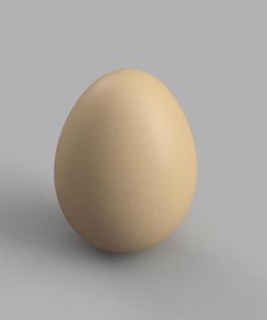 Divisible egg. (2 parts)
