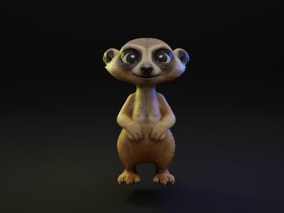 Meerkat Cartoon Animal