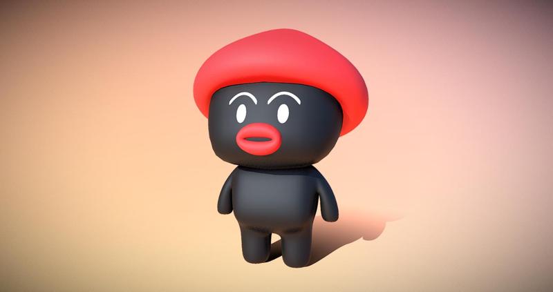 Cartoon Character - Indigenous Boy