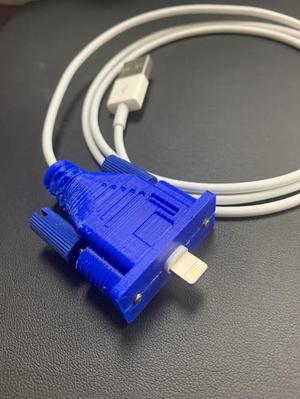 DB15 iPhone Cable end