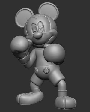 Mickey Mouse boxing / Mickey Mouse boxing