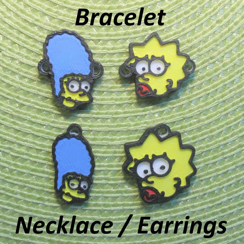 4 Simpson #2 Necklaces, Bracelets, Earrings, Jewelry