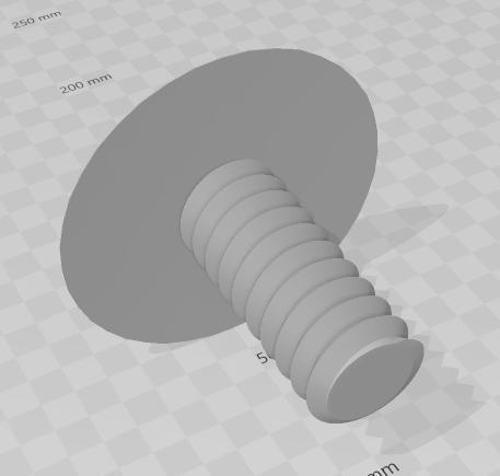 Plastic wheel screw for pool cleaner