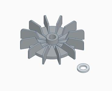 CENTRAL MACHINERY log splitter fan