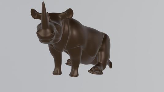 rhino,sitting rhino
