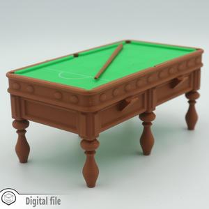 1:12 miniature Snooker table game