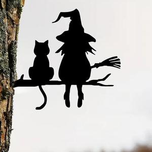 Cat and witch
