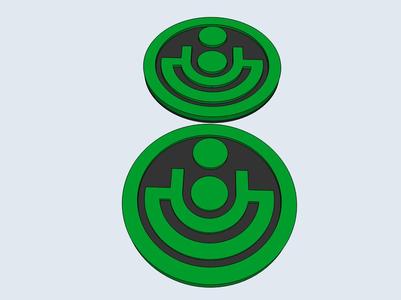 Phantasy Star Online (PSO) Viridia Section ID Badge