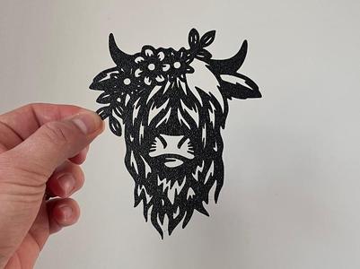 Wall Art  - Highland Cow