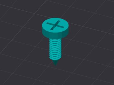 Screw for 2006 F150 Plastic Radiator Cover 