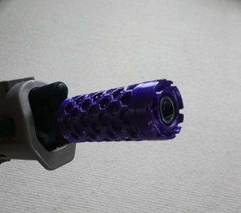 Gel blaster mock suppressor to fit hop-up