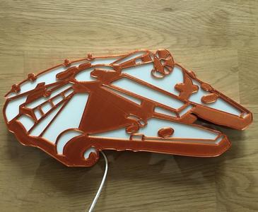Millennium Falcon lamp