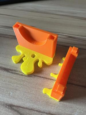 (Print in 2 parts without supports)  Splatoon amiibo drip display shelves