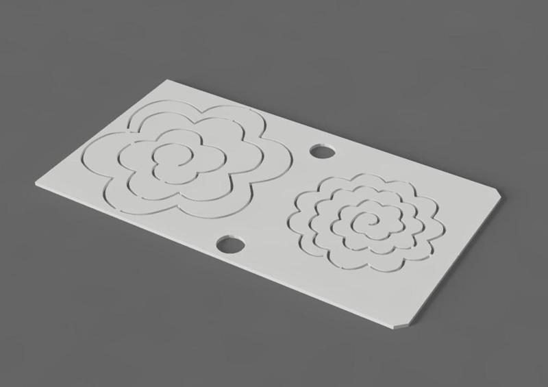 Paper flowers template