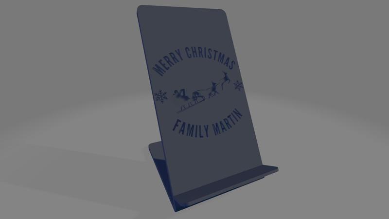Martin Family Christmas Phone Stand – The Perfect Holiday Gift!
