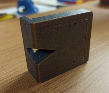 Euro hinge drill template