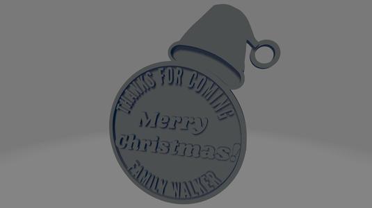 'Merry Christmas' Keychain - Walker Family Edition, Perfect Holiday Gift!