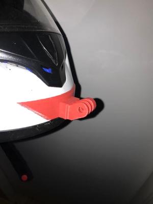 Motorcycle helmet chin mount!