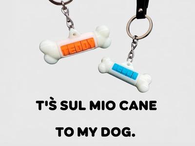 Dog identification tag
