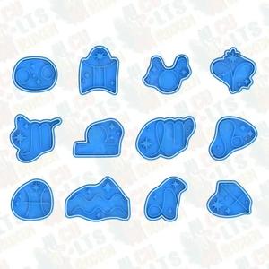 Zodiac signs cookie cutter set of 12