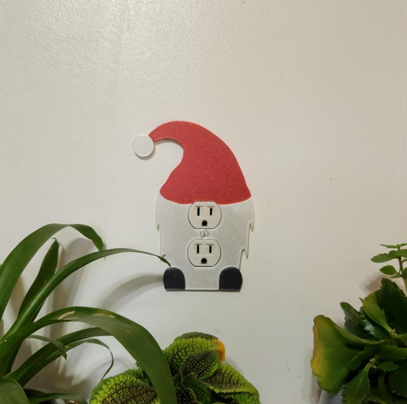 Christmas Gnome Outlet Cover