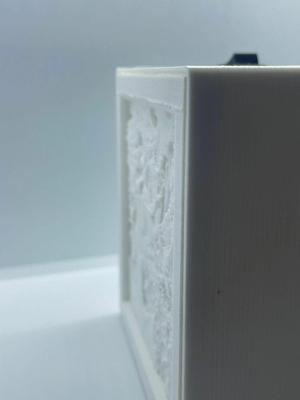 Lithophane LED light box