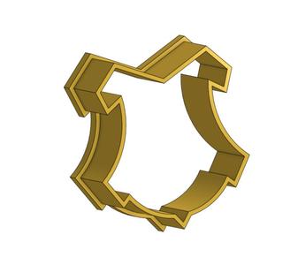 HOGWARTS HOUSE CREST HARRY POTTER COOKIE CUTTER BLANK