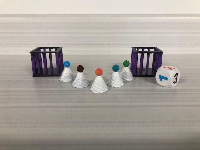 Board and game pieces