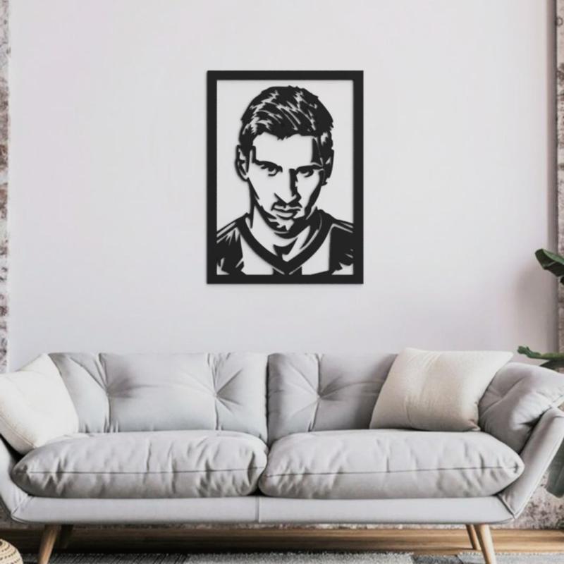 Messi 2D Wall Art STL SVG