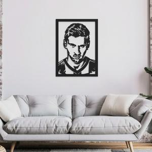 Messi 2D Wall Art STL SVG