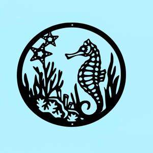 seahorse mural hippocampus