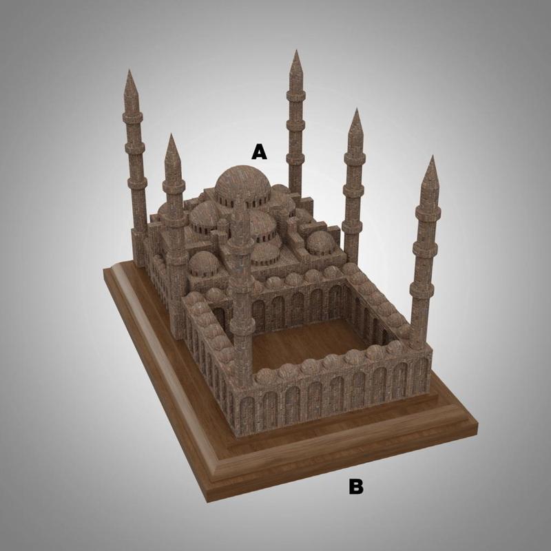 Sultan Ahmed Mosque History Model