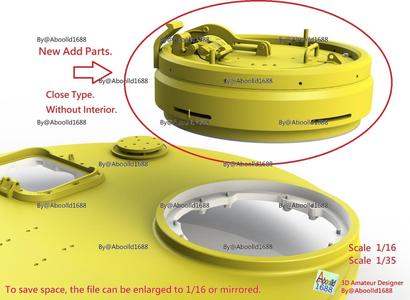 Tiger Tank Early Production Turret_1(STL-35-16)