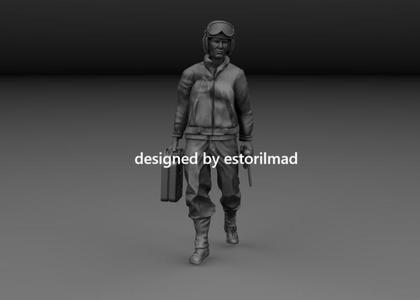WW2 AMERICAN TANK DRIVER SHERMAN v2