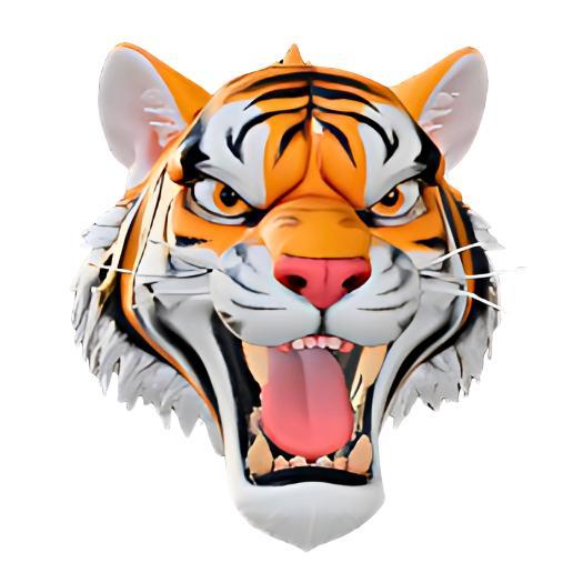 Roaring Tiger Head