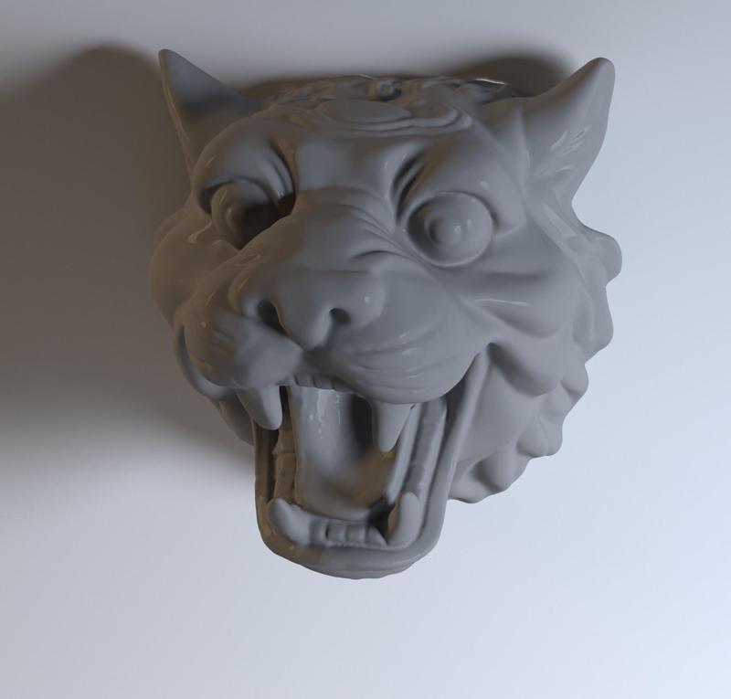tiger head key holder